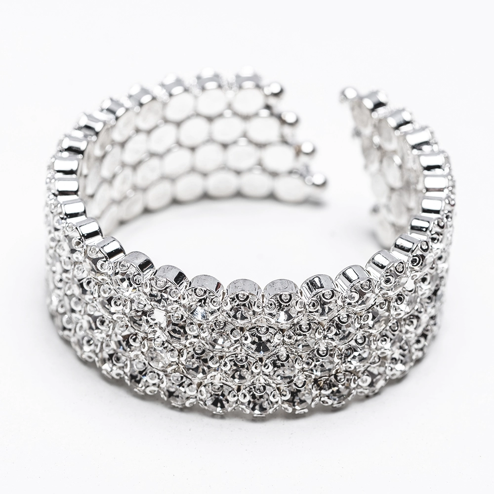 4 Diamond Open Loop Bracelet